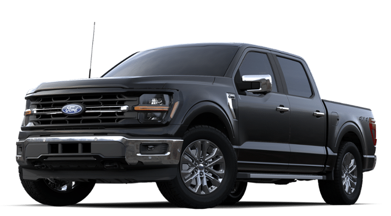 2024 Agate Black Metallic Ford F-150 XLT 4X4 Truck